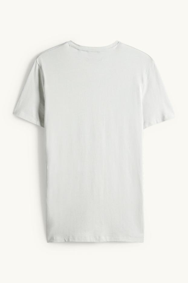 Home - Samarreta de mànigues curtes - slim fit - Flex - gris clar