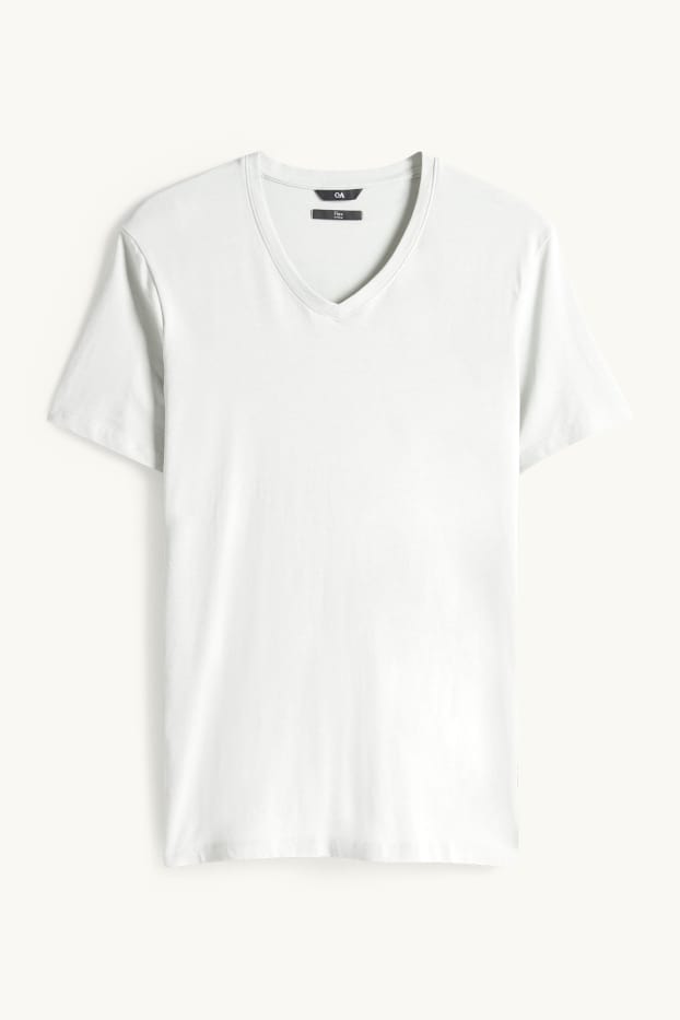 Home - Samarreta de mànigues curtes - slim fit - Flex - gris clar