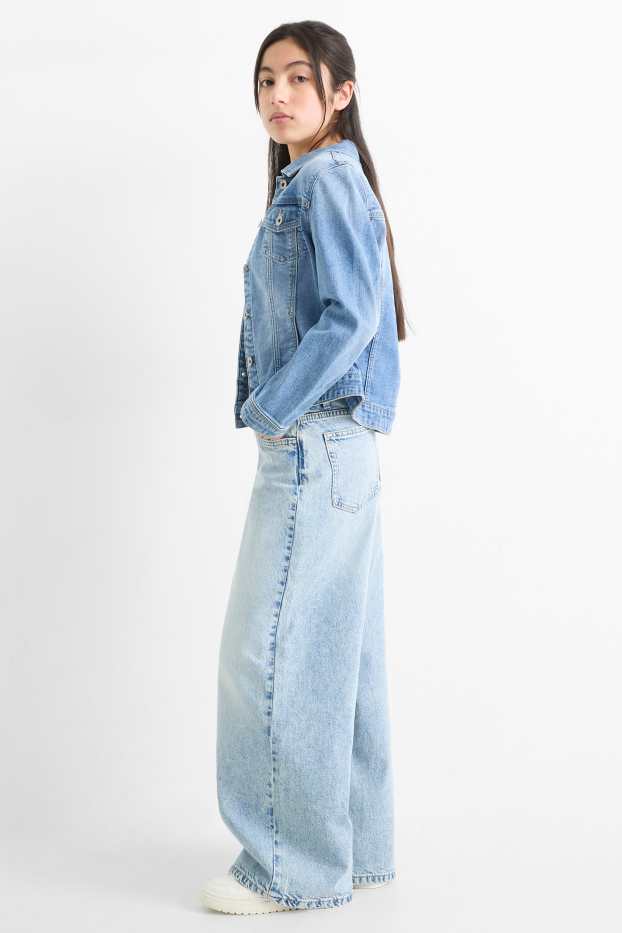 Bambine - Baggy jeans - jeans azzurro