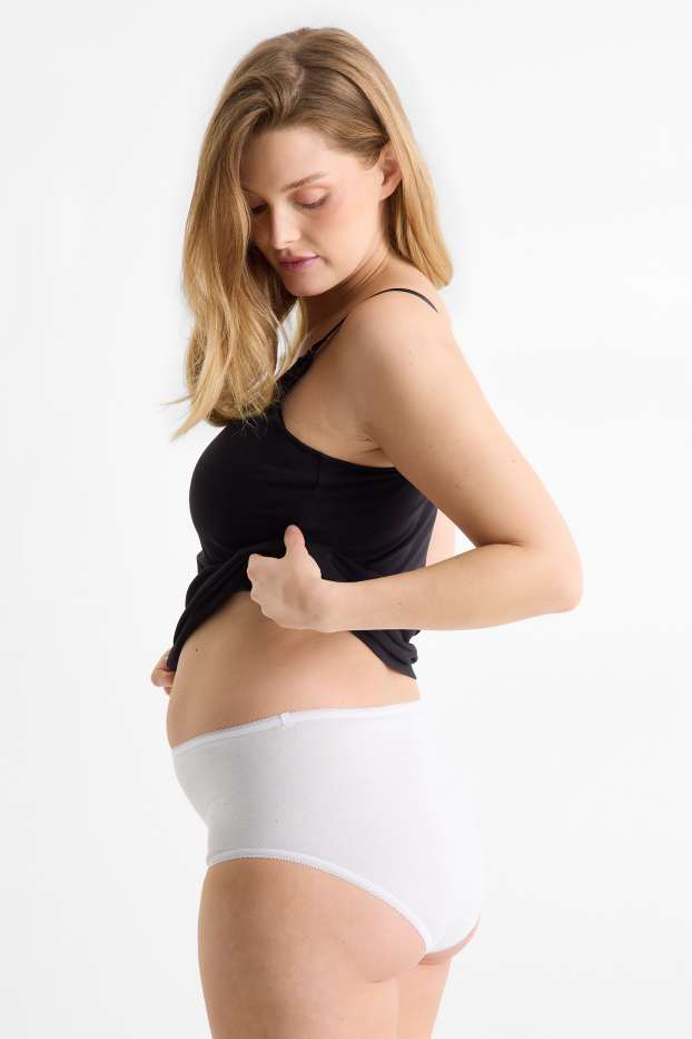 Women - Multipack of 3 - maternity knickers - white