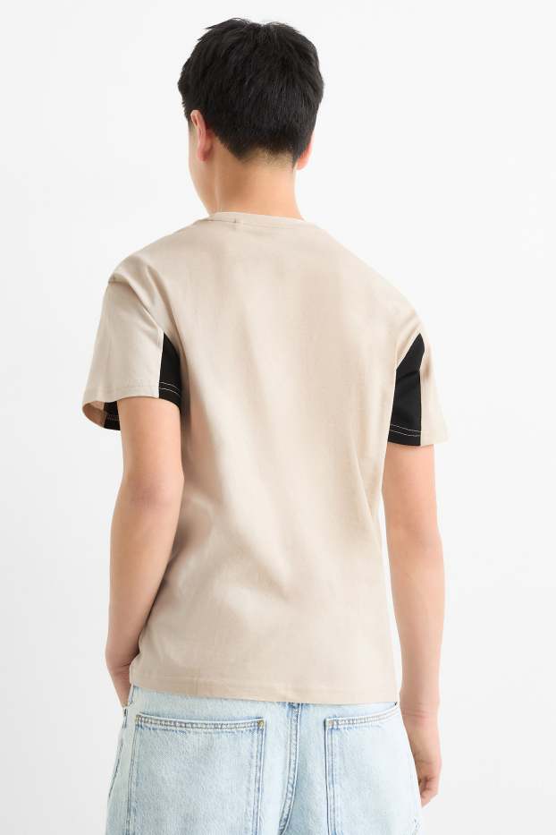 Enfants garçons - Minecraft - T-shirt - beige clair