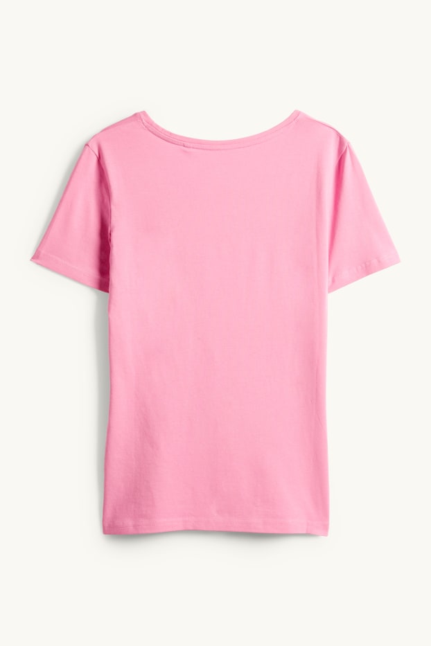 Damen - T-Shirt - Slim Fit - pink
