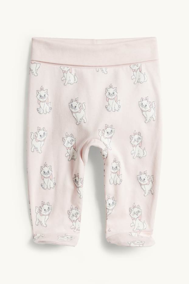 Baby Girls - Aristocats - newborn outfit - 2 piece - white / rose