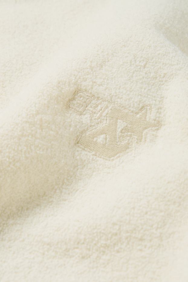 Herren - Sweatshirt - strukturiert - cremefarben