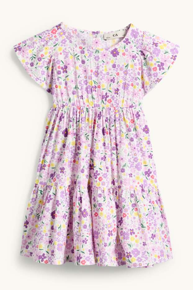 Nena - Flors - vestit - texturat - multicolor