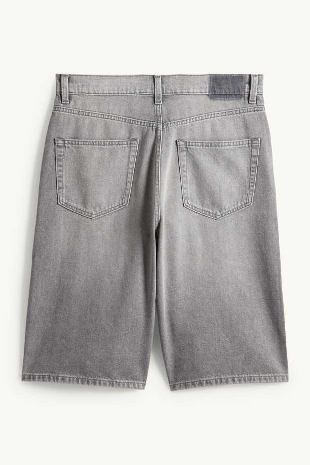 Hommes - Bermudas en jean - gris