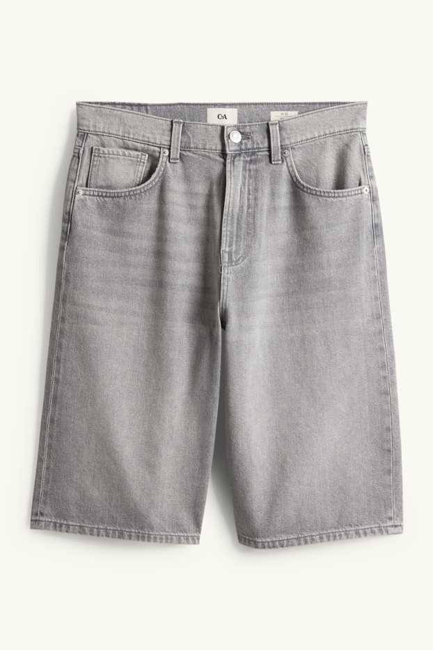 Hommes - Bermudas en jean - gris