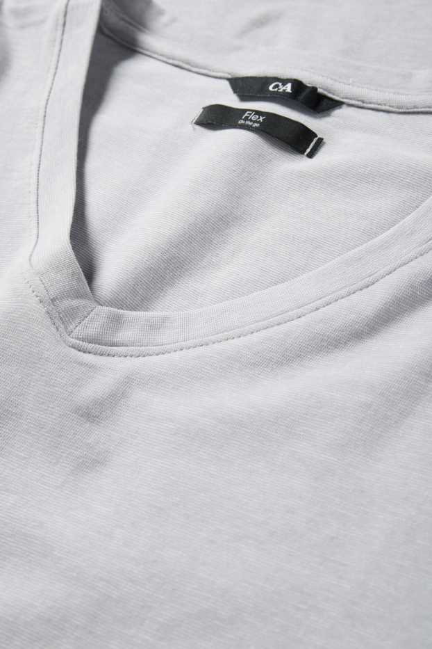 Home - Samarreta de mànigues curtes - slim fit - Flex - gris