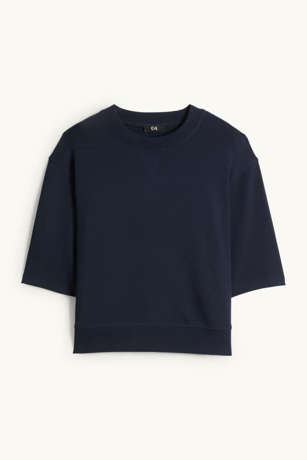 Dames - Sweatshirt - donkerblauw