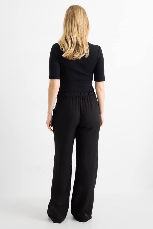 Women - Maternity trousers - black