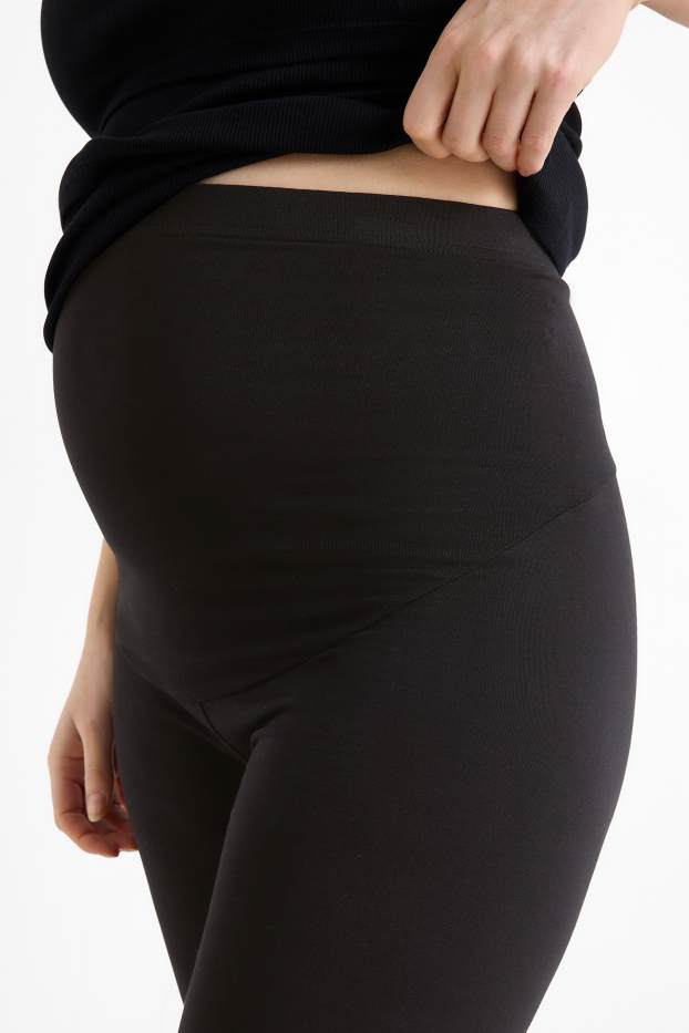 Dona - Paquet de 2 - leggings de maternitat - negre