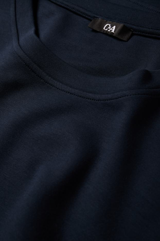 Dames - Longsleeve - relaxed fit - donkerblauw