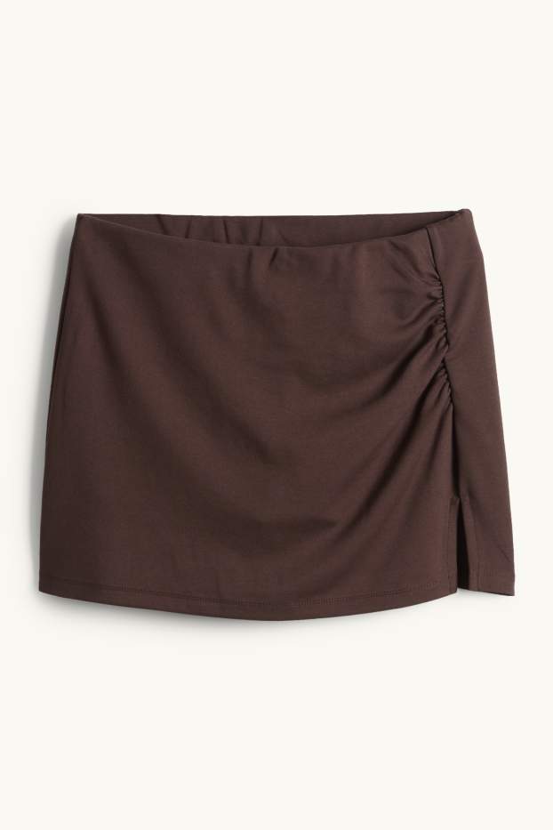 Femmes - Jupe short - marron foncé