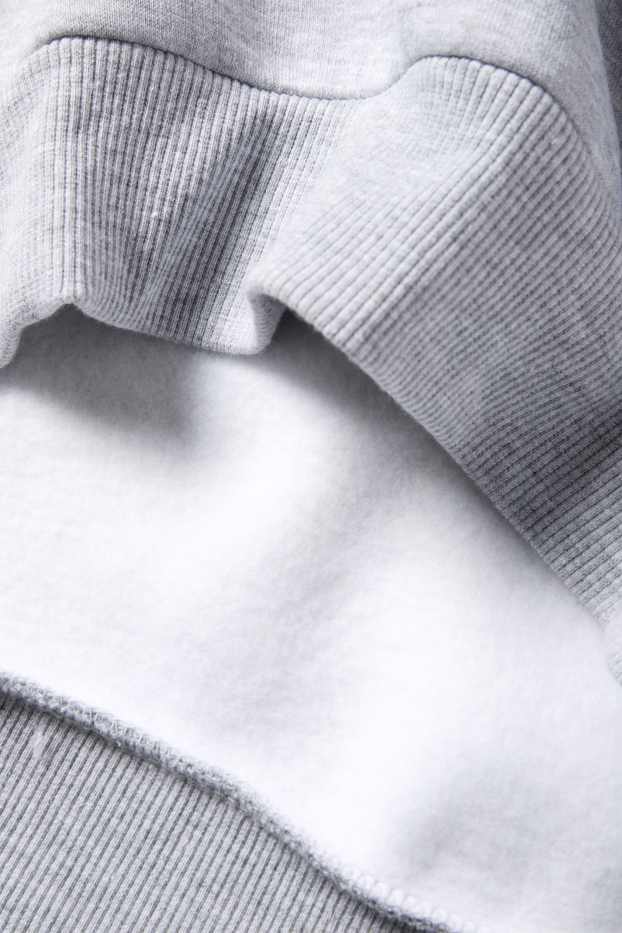 Damen - Oversized-Sweatshirt - hellgrau