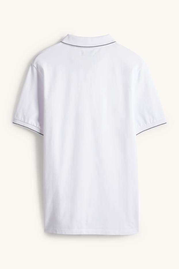 Home - Polo - slim fit - blanc