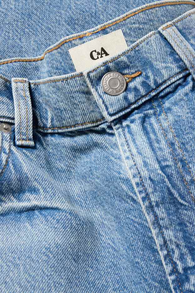 Uomo - Bermuda di jeans - blu