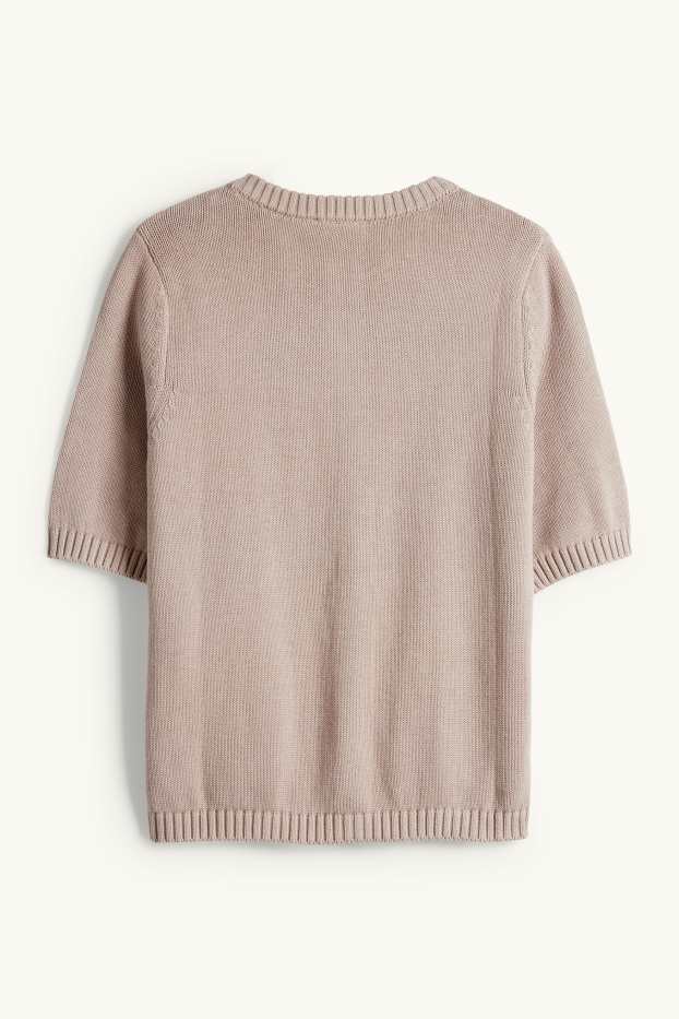 Women - Cardigan - light brown