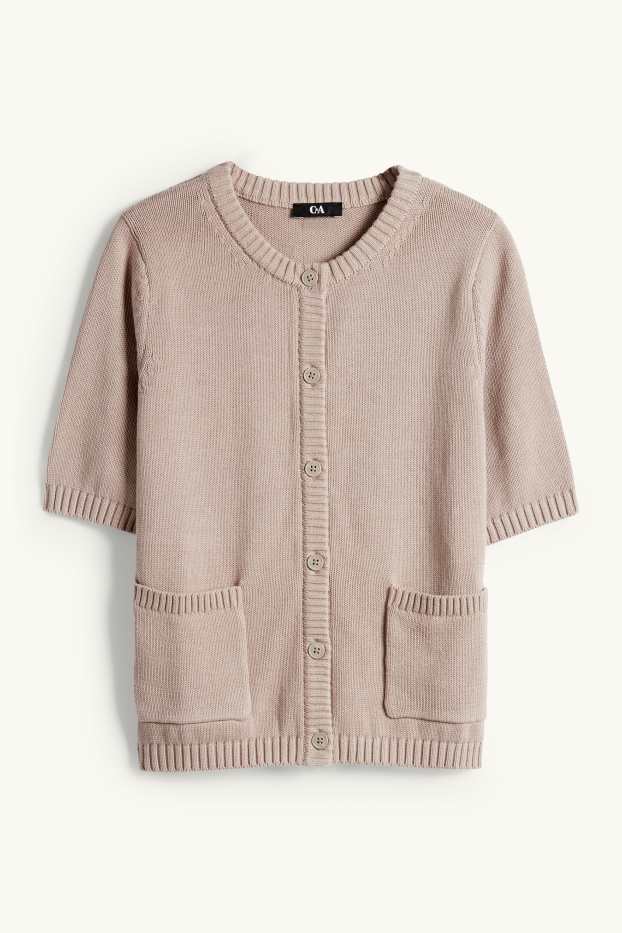 Women - Cardigan - light brown