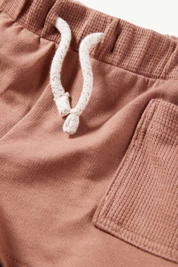 Baby: jongens - Baby-sweatshort - bruin