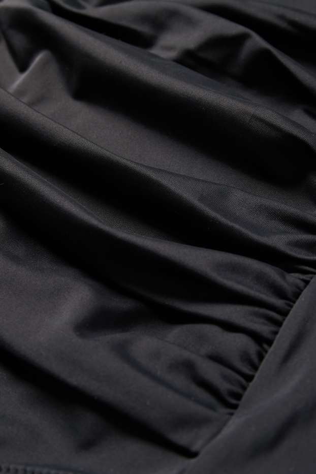 Femmes - Maillot de bain orné de fronces - ampliforme - LYCRA® XTRA LIFE™ - noir