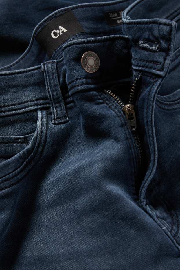 Femmes - Slim jean - mid waist - bleu foncé