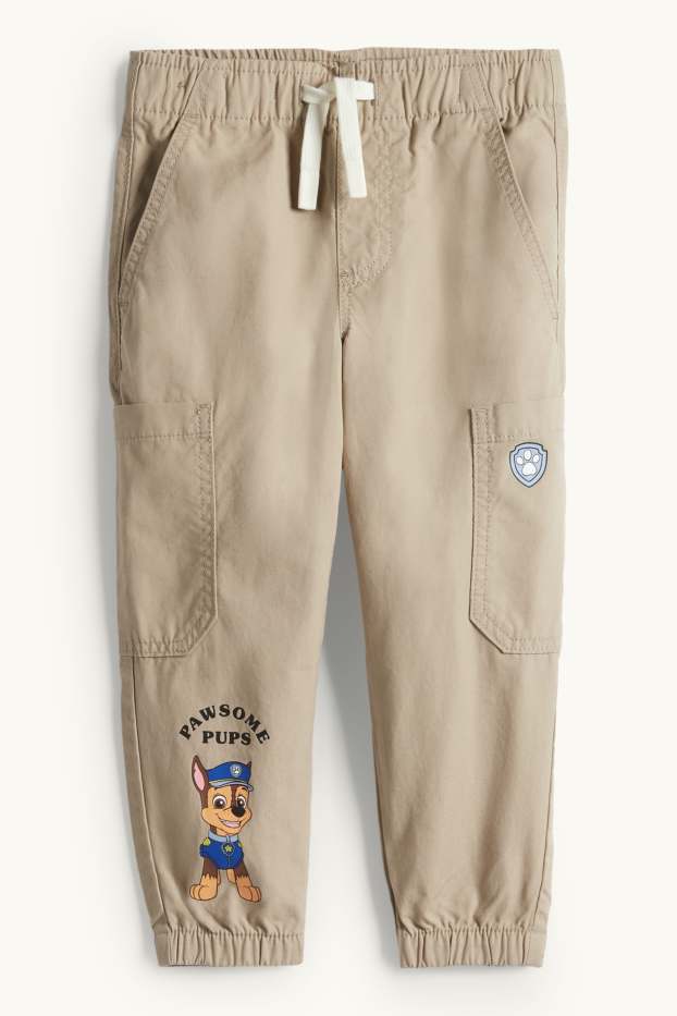 Children Boys - PAW Patrol - Chase - cargo trousers - beige