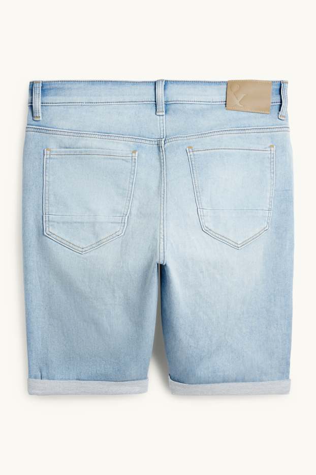 Hommes - Short en jean - Flex jog denim - LYCRA® - bleu clair