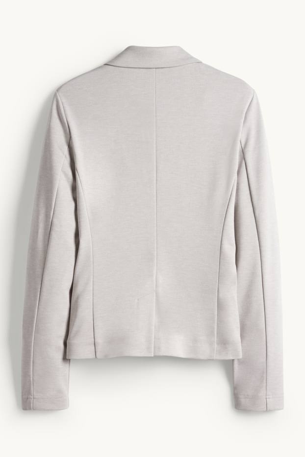 Mujer - Americana de jersey - regular fit - gris claro