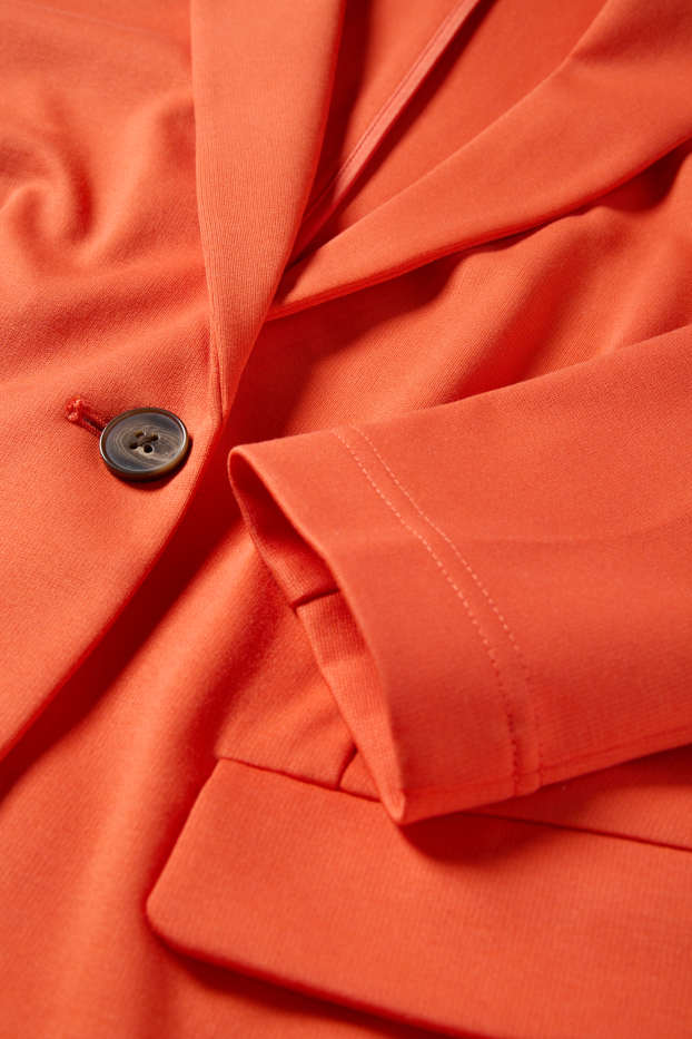 Mujer - Americana de jersey - regular fit - naranja