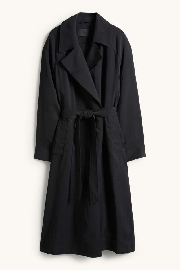 Dámské - Trenčkot - černá