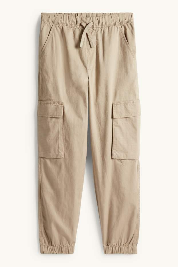 Children Boys - Cargo trousers - beige