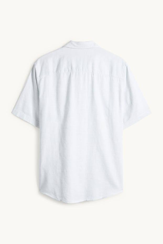 Men - Shirt - regular fit - kent collar - mint green