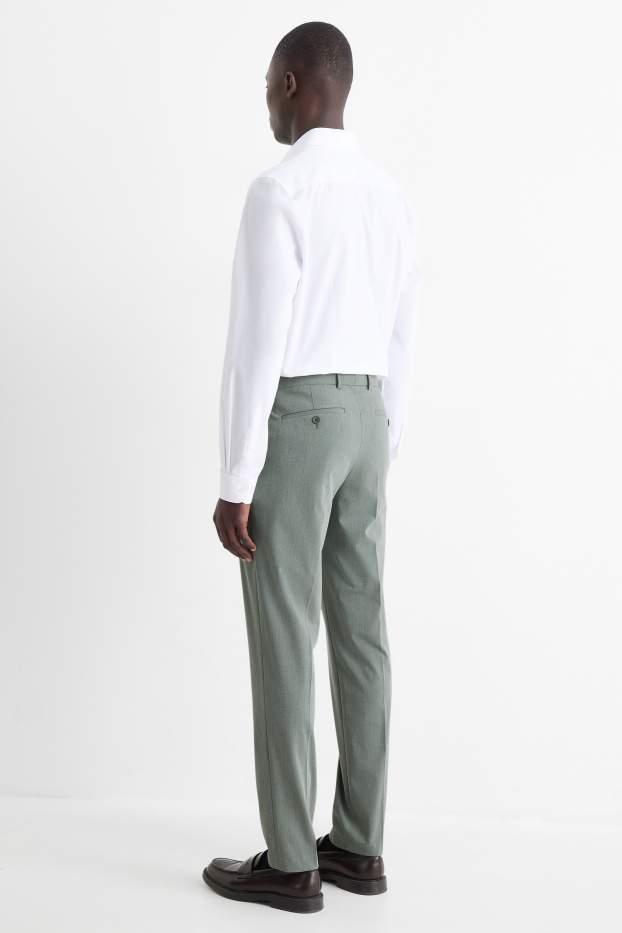 Uomo - Pantaloni coordinabili - slim fit - Flex - verde