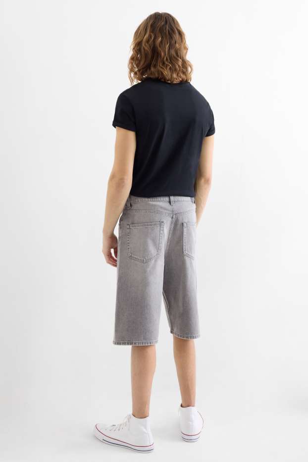 Hommes - Bermudas en jean - gris