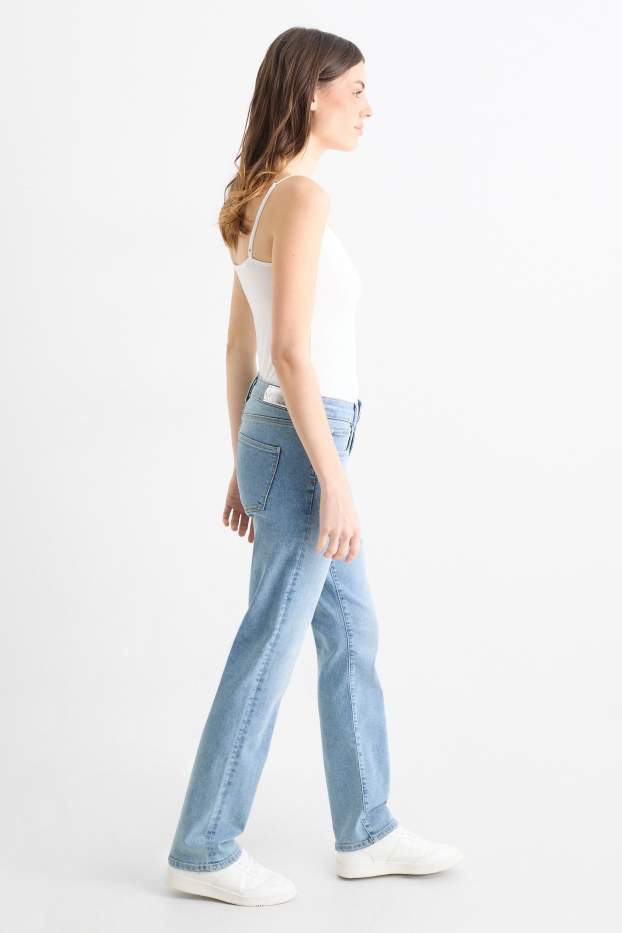 Dona - Straight jeans - mid waist - shaping jeans - LYCRA® - texà blau clar