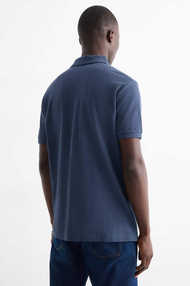 Herren - Poloshirt - dunkelblau