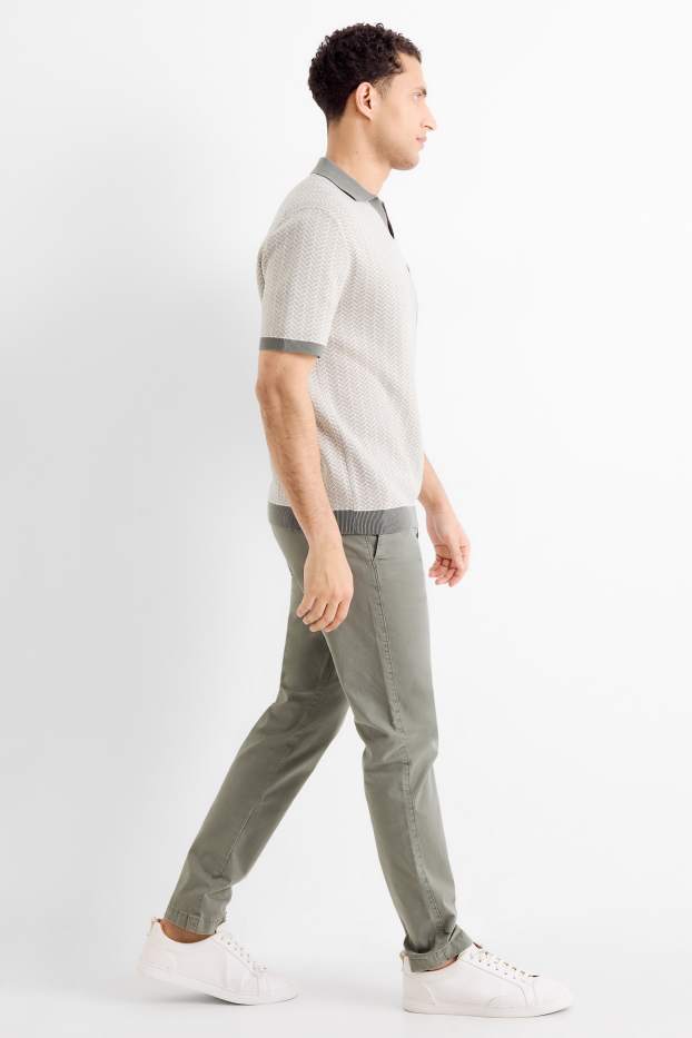 Herren - Chino - Slim Fit - grün