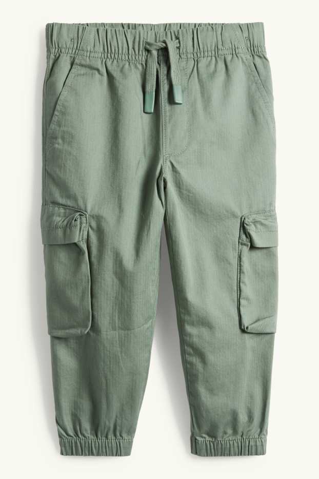 Children Boys - Cargo trousers - green