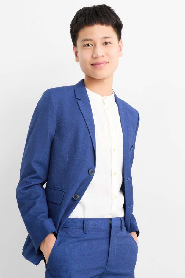 Dzieci chłopcy - Marynarka modułowa - ciemnoniebieski