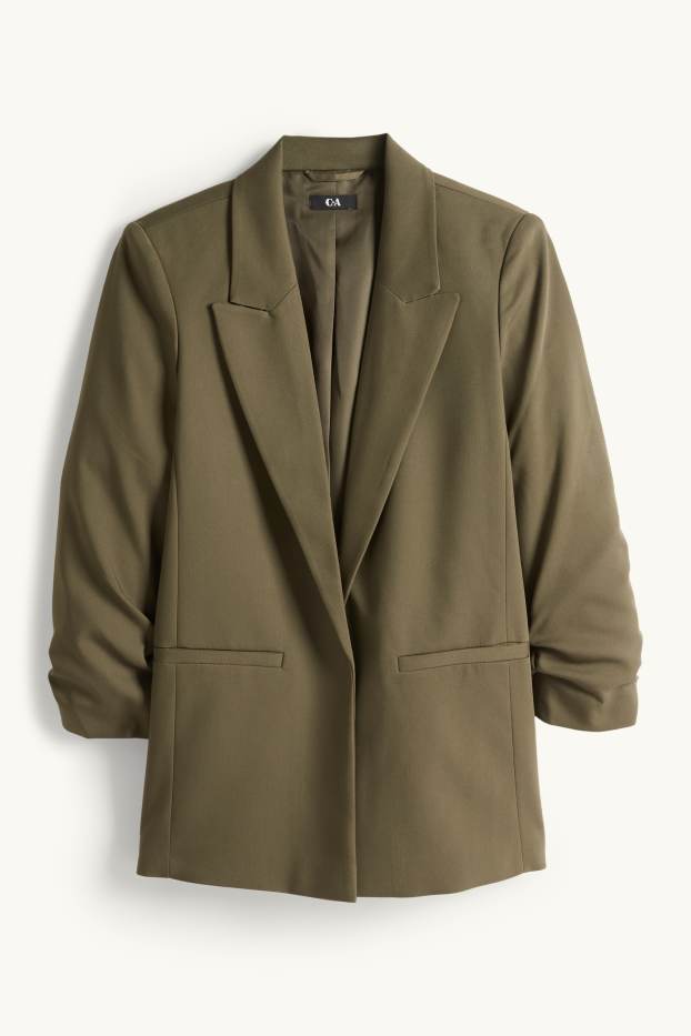 Damen - Business-Blazer - Regular Fit - khaki