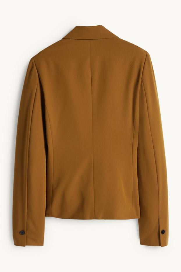 Femei - Blazer office - cambrat - maro