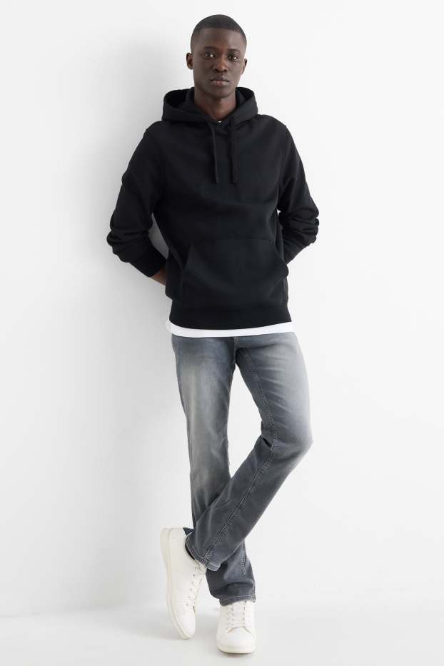 Pánské - Slim jeans - Flex jog denim - džíny - šedé