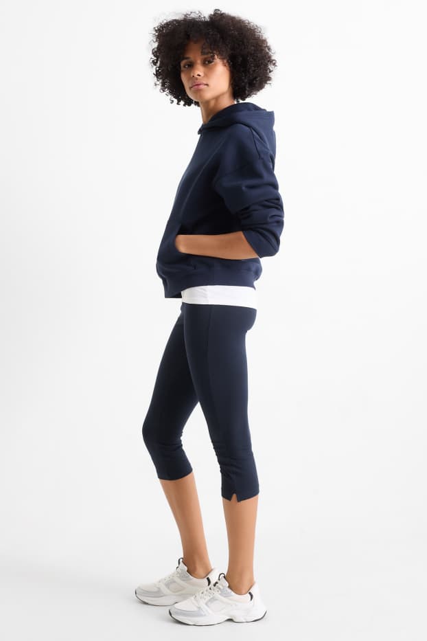 Dona - Paquet de 2 - leggings capri - blau fosc