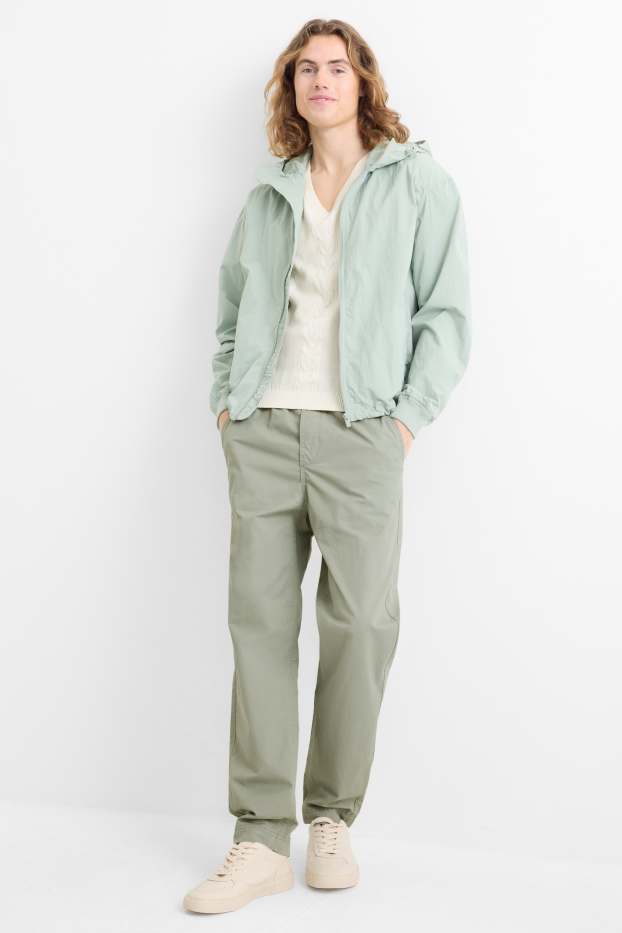 Heren - Chino - tapered fit - lichtgroen