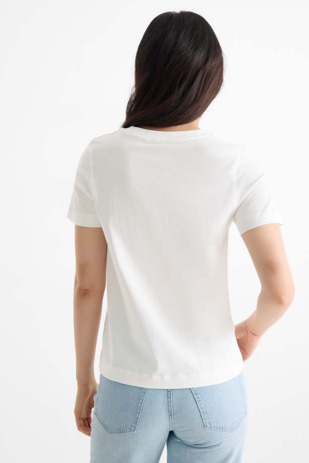 Donna - T-shirt - regular fit - bianco