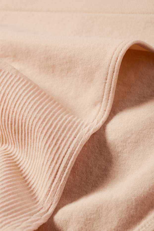 Dames - Set van 3 - slip - naadloos - beige