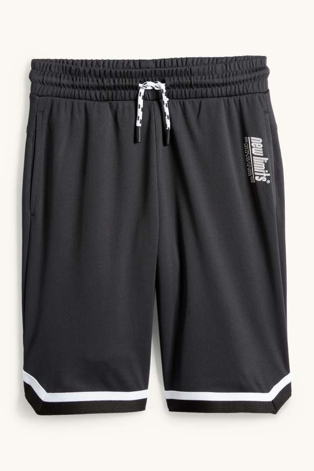 Děti - chlapci - Funkční šortky - černá