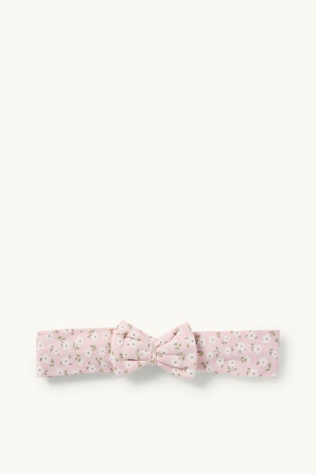 Nadó nena - Minnie Mouse - conjunt per a nadó - 3 peces - blanc/rosa