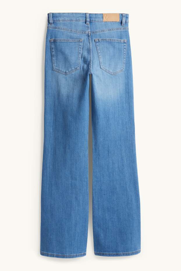 Dona - Flared Jeans - mid waist - blau