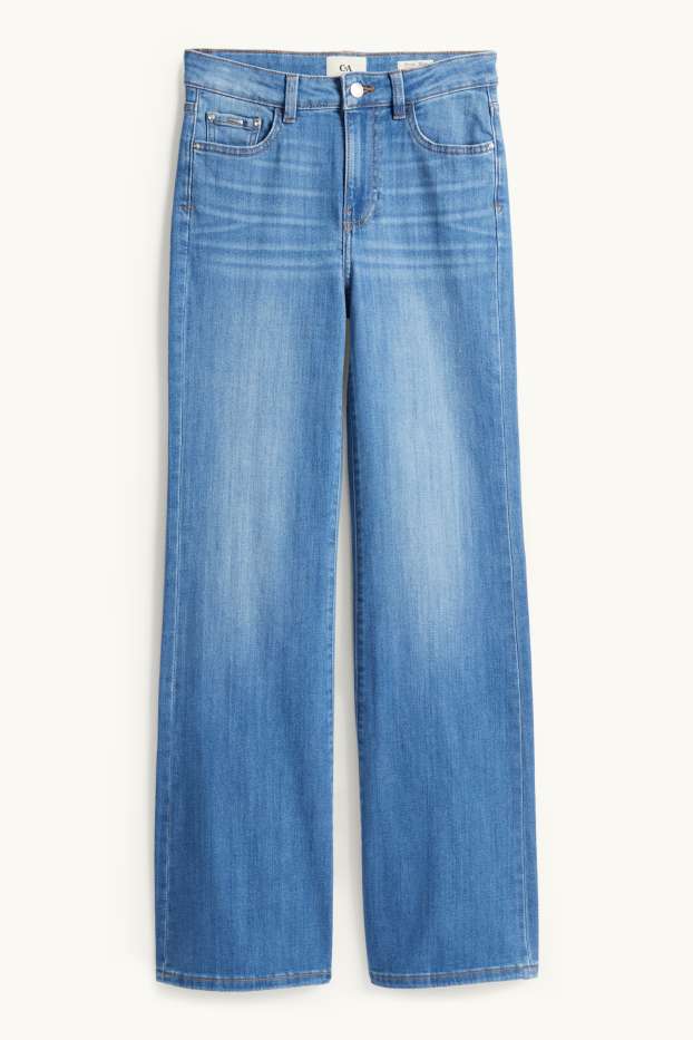 Dona - Flared Jeans - mid waist - blau